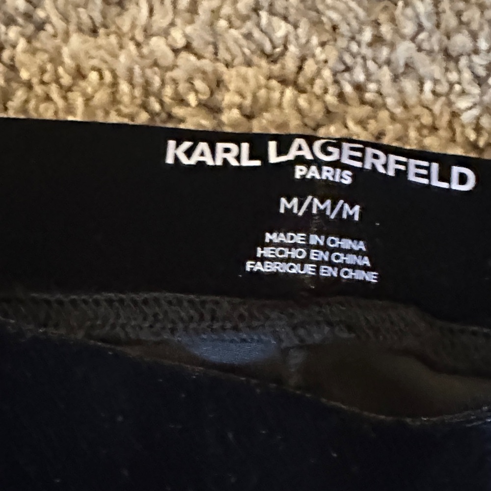 Karl Lagerfeld Midnight Black Trousers - Picture 2 of 3